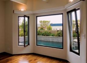 断桥铝合金内开内倒窗