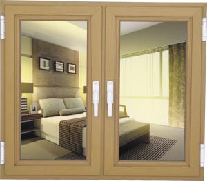 双色共挤塑钢窗